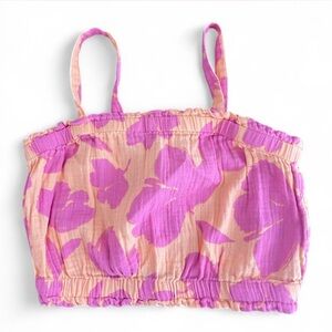 GAP kids floral tank top size L - used once